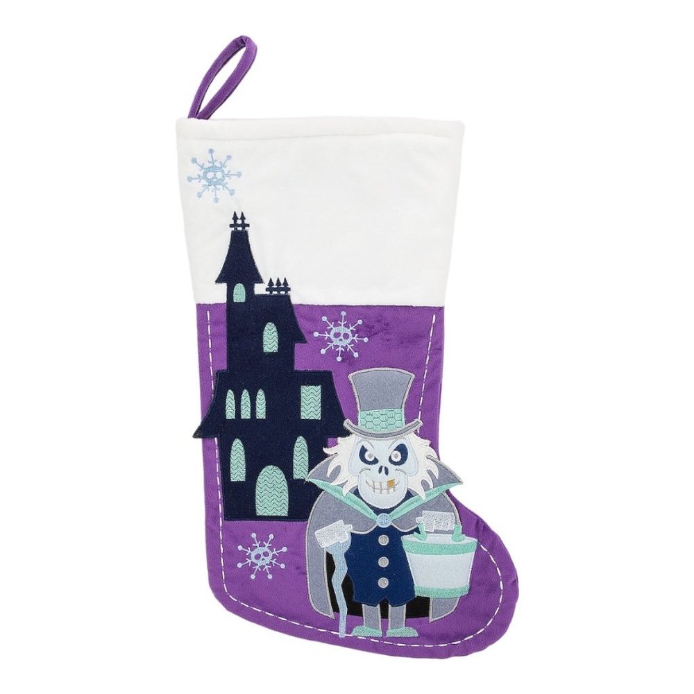 Disney Parks Haunted Mansion Hatbox Ghost Holiday Christmas Stocking